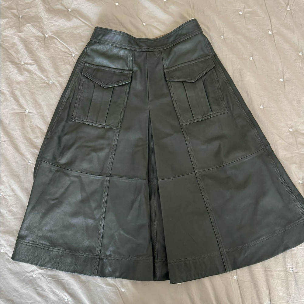 Beautiful real leather skirt